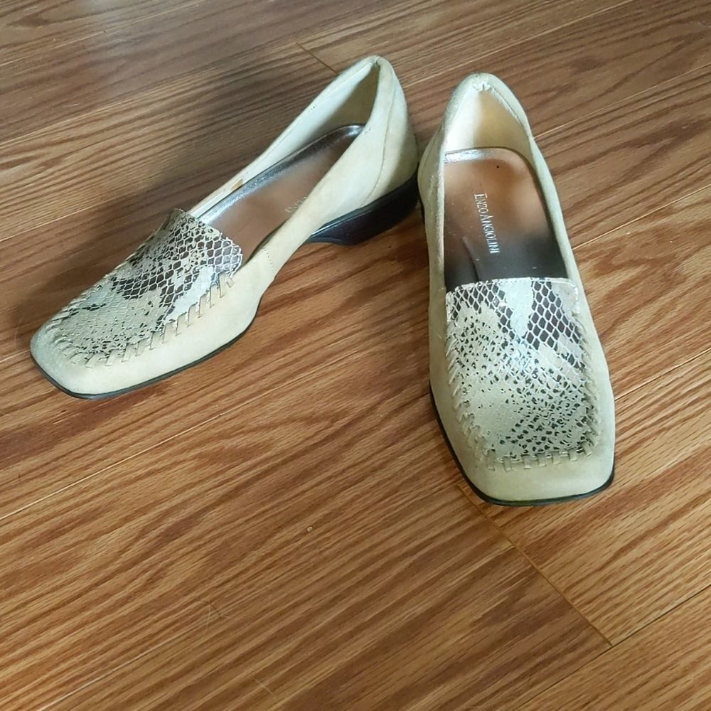 Enzo Angiolini Snake Skin Print Shoes Sz 7 N